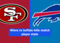 49ers vs buffalo bills match player stats