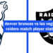 denver broncos vs las vegas raiders match player stats