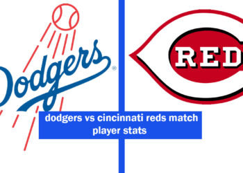 dodgers vs cincinnati reds match player stats