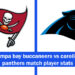 tampa bay buccaneers vs carolina panthers match player stats