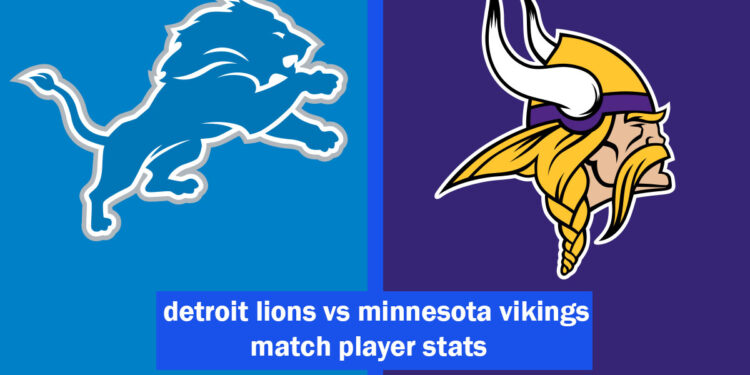 detroit lions vs minnesota vikings match player stats