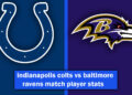 indianapolis colts vs baltimore ravens match player stats