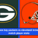 green bay packers vs cleveland browns match player stats