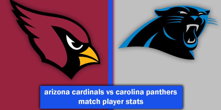 arizona cardinals vs carolina panthers match player stats