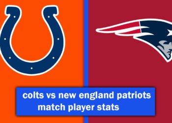 colts vs new england patriots match player stats