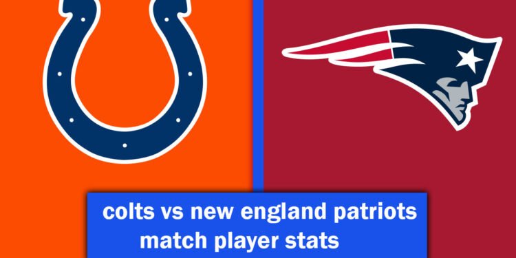 colts vs new england patriots match player stats