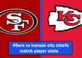 49ers vs kansas city chiefs match player stats
