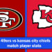 49ers vs kansas city chiefs match player stats
