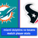 miami dolphins vs texans match player stats