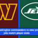 washington commanders vs new york jets match player stats