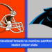 cleveland browns vs carolina panthers match player stats
