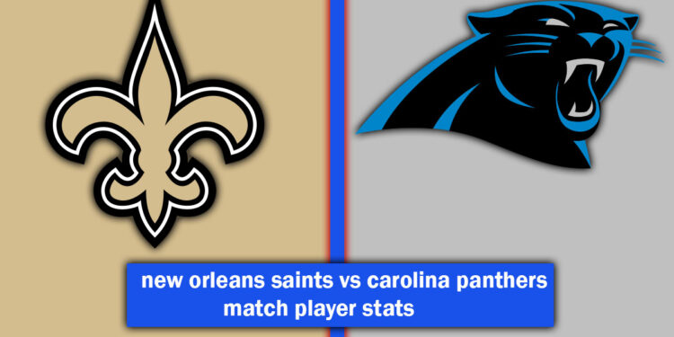 new orleans saints vs carolina panthers match player stats
