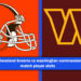 cleveland browns vs washington commanders match player stats