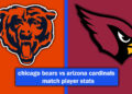 chicago bears vs arizona cardinals match player stats