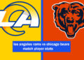 los angeles rams vs chicago bears match player stats