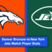 Denver Broncos vs New York Jets Match Player Stats