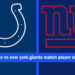 colts vs new york giants match player stats