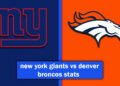 new york giants vs denver broncos stats