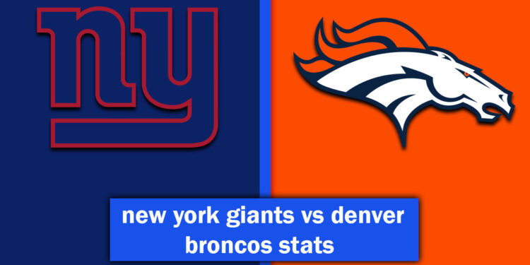new york giants vs denver broncos stats