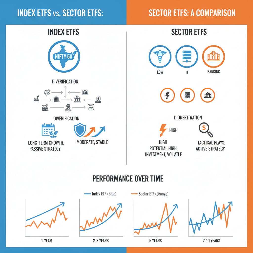 Index vs Sector ETFs: What Performs Better?